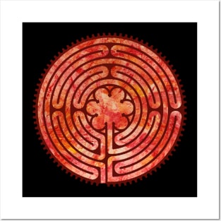 Chartres Cathedral Labyrinth Posters and Art